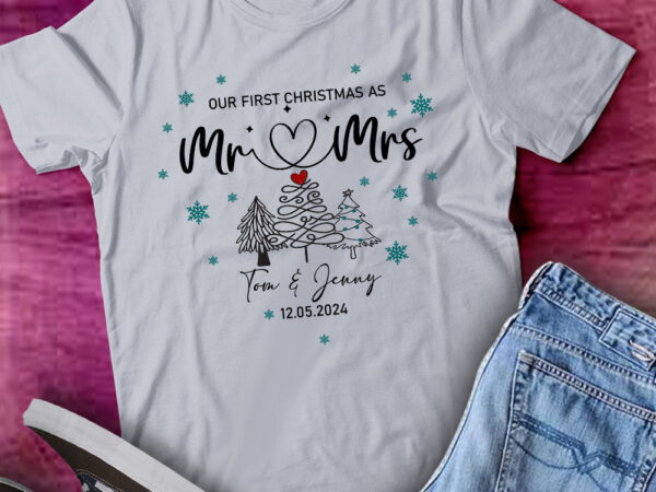 Our first christmas as mr & mrs ornament, first married christmas ornament 2024, married ornament, wedding ornament, mr and mrs gifts ltsp t shirt design online