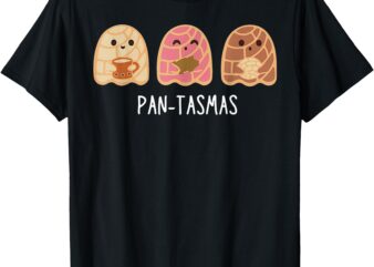 Pan-tasmas Pantasmas Ghost Spooky Conchas Mexican Ghost T-Shirt