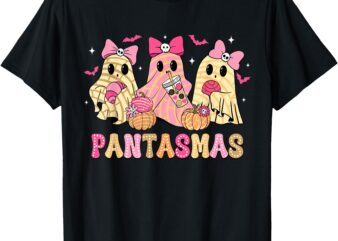 Pantasmas Ghost Funny Spooky Conchas Mexican Halloween Ghost T-Shirt