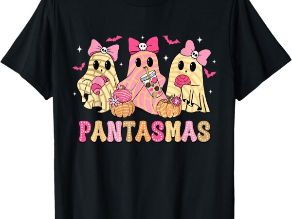 Pantasmas ghost funny spooky conchas mexican halloween ghost t-shirt