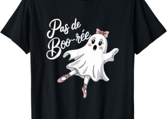 Pas de BOO-rée Funny Ballet Ghosts Halloween Dance Tee T-Shirt