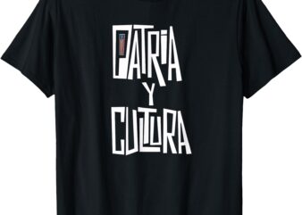 Patria y Cultura Puerto Rico Black T-Shirt