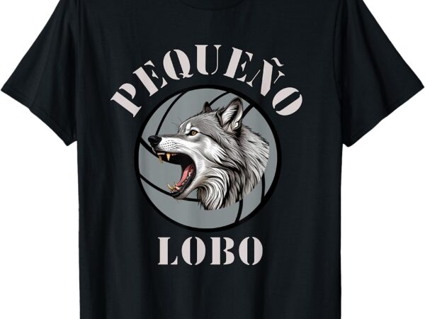 Pequeno lobo -army lettering t-shirt