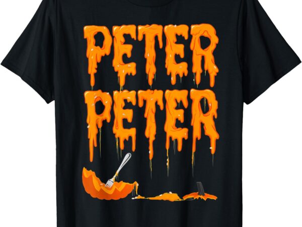 Peter pumpkin costume eater for couples matching halloween t-shirt