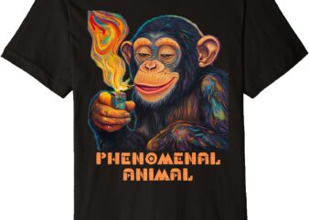 Phenomenal Monkey Lighting Flame Premium T-Shirt