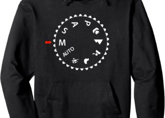 Photography Lover’s Camera Modes Dial – Photographer Pullover Hoodie t shirt illustration