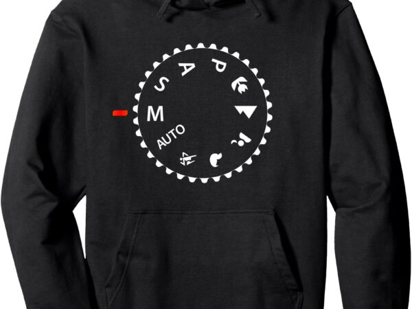 Photography lover’s camera modes dial – photographer pullover hoodie t shirt illustration