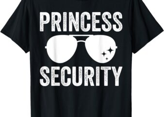 Princess Security Halloween Costume Dad Mom Boy T-Shirt