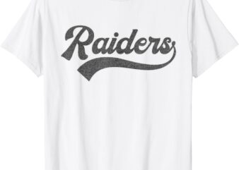 Raiders Name Vintage Retro Gift Men Women Boy Girl T-Shirt