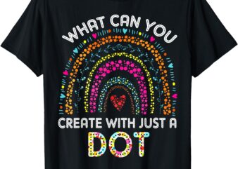 Rainbow Happy Dot Day Shirts For Kids Men Women Teacher T-Shirt