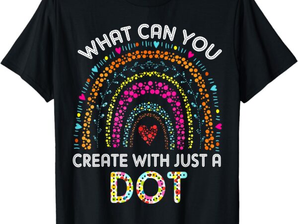 Rainbow happy dot day shirts for kids men women teacher t-shirt