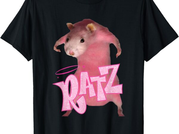 Ratz tee top funny pink rat meme internet humour t-shirt