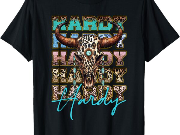 Retro colorful animal name cute apparel hardy personalized t-shirt