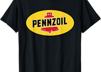 Retro Cool Pennzoil Lubricant Gasoline Oil Motor Racing T-Shirt