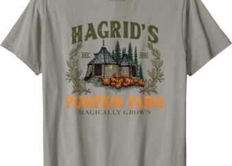 Retro Fall Hagrid’s Pumpkin Farm Patch Autumn Pumpkin Garden T-Shirt