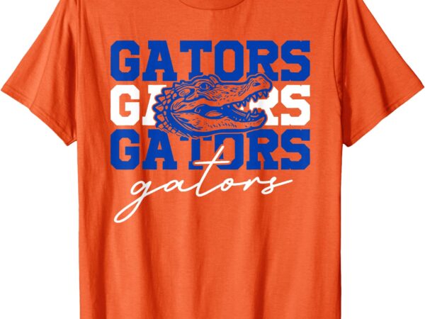 Retro gators school sports name team for men women kids t-shirt