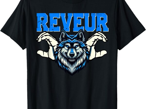 Reveur house of dreamers , rca dreamers school spirit wolf t-shirt