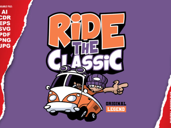 Ride the classic t shirt design online