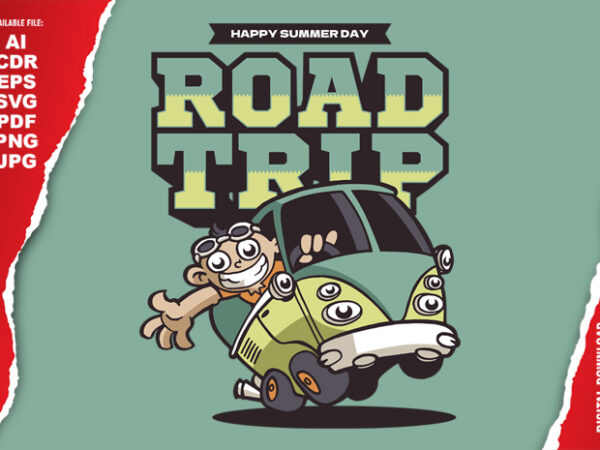 Road trip t shirt design online