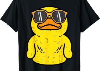 Rubber Duck Sunglasses Cool Boys Girls Kid Toddler Women Men T-Shirt