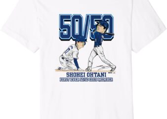 Shohei Ohtani Los Angeles 50_50 Club MLB Players Premium T-Shirt