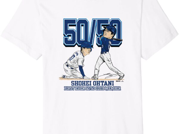 Shohei ohtani los angeles 50_50 club mlb players premium t-shirt