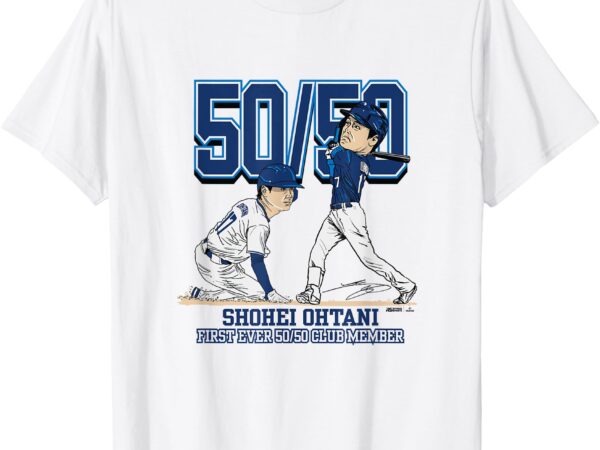 Shohei ohtani los angeles 50_50 club mlb players t-shirt