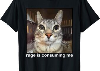 Silly Staring Cat Meme T-Shirt