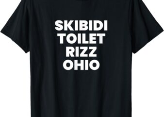 Skibidi Toilet Rizz Ohio T-Shirt