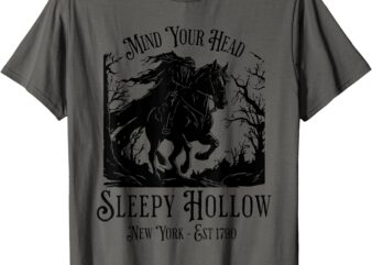 Sleepy Hollow Vintage Headless Horseman Halloween T-Shirt