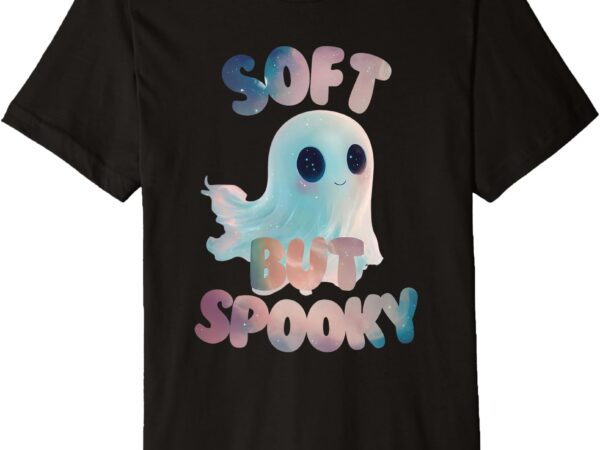 Soft but spooky – playful pastel ghost goth emo alt premium t-shirt