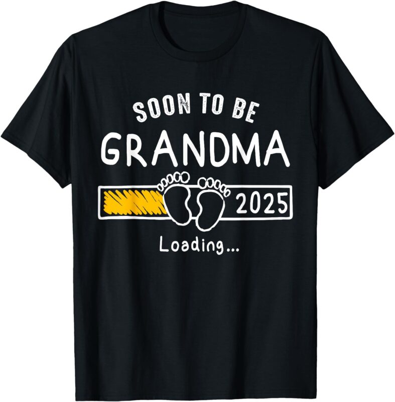 Soon to be Grandma 2025 Loading Promoted to Grandma 2025 T-Shirt