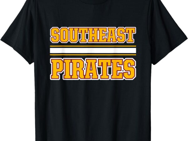 Southeast pirates horizontal stripes t-shirt