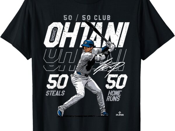 Speed, power, ohtani 50-50 milestone shohei ohtani mlbpa t-shirt