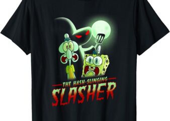 SpongeBob SquarePants The Hash Slinging Slasher Spooky T-Shirt