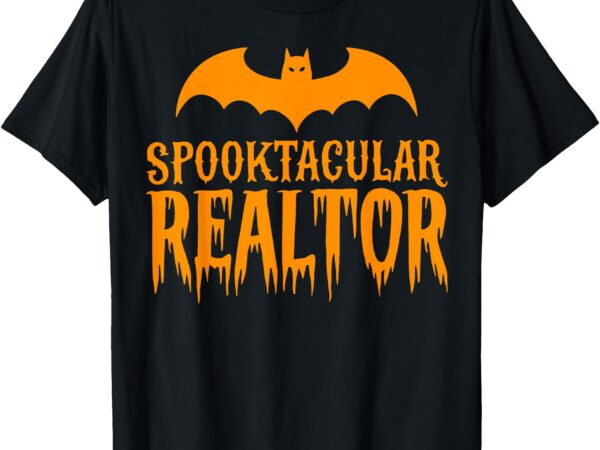 Spooktacular realtor halloween costume real estate costume t-shirt