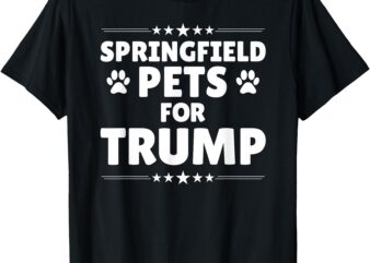 Springfield Pets For Trump 2024 Debate T-Shirt