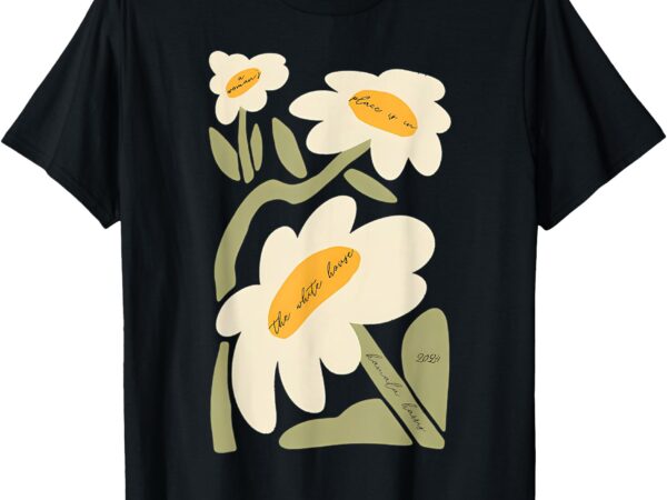 Subtle flower kamala harris boho floral t-shirt