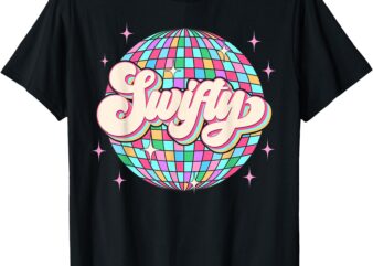 Taylor Personalized Name I Love Taylor Girl Groovy 70s Disco T-Shirt