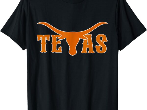 Texas usa longhorn austin pride bull american t-shirt