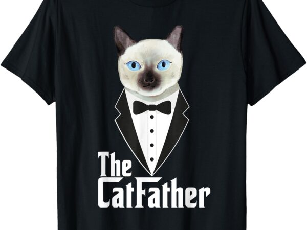 The catfather funny cute cat father dad owner pet kitty t-shirt