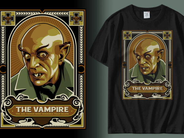 The vampire t shirt designs for sale