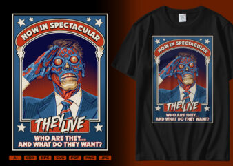 They Live t shirt designs for sale