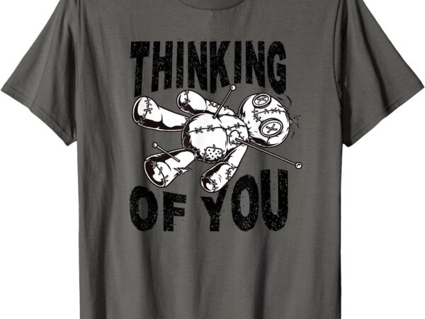 Thinking of you voodoo doll funny halloween 2024 t-shirt