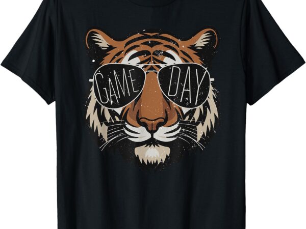 Touchdown american football game day thanksgiving tiger cool t-shirt