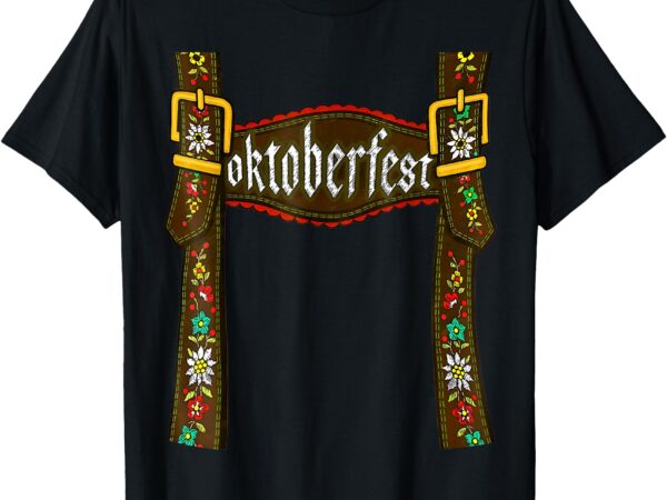 Traditional bavarian oktoberfest 24 lederhosen beer drinkin t-shirt