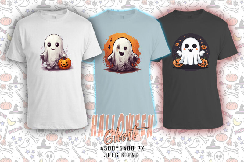 Trendy Mega Bundle Halloween Party with Ghost t-shirt design bundle of 100 design