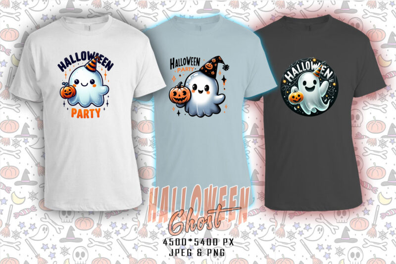 Trendy Mega Bundle Halloween Party with Ghost t-shirt design bundle of 100 design