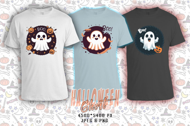 Trendy Mega Bundle Halloween Party with Ghost t-shirt design bundle of 100 design