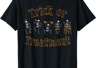 Trick or Treatment PT Physical Therapy Therapist Halloween T-Shirt